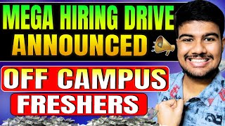 🚀 Mega OffCampus Drive 2025 Accenture HCL Amazon amp More APPLY NOW [upl. by Baxie491]