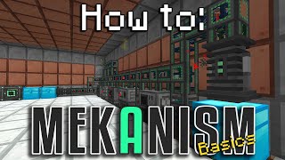 How to Mekanism  The Basics Minecraft 1165 [upl. by Tigram612]