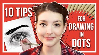 10 tips for DRAWING in DOTS  Learn from my mistakes [upl. by Chicky]