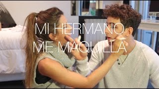 Mi hermano me maquilla  Con Primark beauty ad [upl. by Yennej]