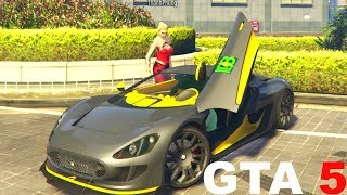 GTA 5 REVIEW OCELOT XA 21 CUSTOMIZATION SUPER CAR GUNRUNNING DLC [upl. by Lilithe]