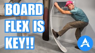 Stiff snowboard soft snowboard  Core profiling explained [upl. by Akeenat]