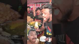 World Record Big Bite Panipuri Challenge 😯😲 food foodeatingchallenge challange worldrecord [upl. by Ardnauqal535]