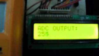 Interface serial ADC 0831 with AVR microcontroller [upl. by Garett]