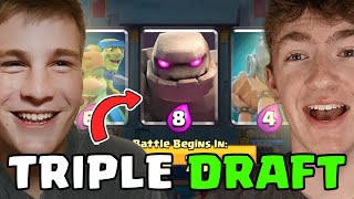 Clash Royale but we Make Each Others Decks [upl. by Aisetal]