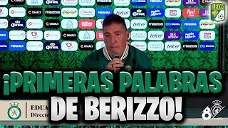 Analisis de las Primeras Palabras de BERIZZO En Su Presentación Como Técnico de la Fiera [upl. by Callum]