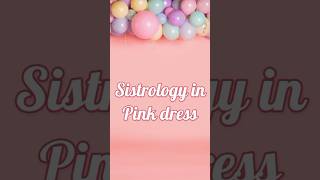 sistrology in pink dress😍💕sistrology fatimafaisal rabiafaisal hirafaisal zainabfaisal shorts [upl. by Neelyaj]