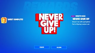 How To Get Free Fortnite TikTok Drops Never Give Up emoticon Nick Eh 30 Free Rewards [upl. by Kerred365]