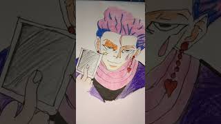 marker drawing anime drawing hirosa from Hunter x hunteranimedrawing pencil sketch [upl. by Russia]