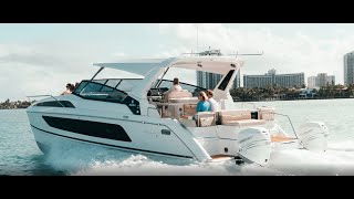 Aquila 36 Sport an outboard catamaran cruising day boat with room for all [upl. by Queen]