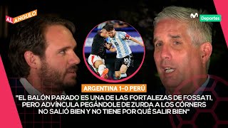 ARGENTINA 10 PERÚ UNA DERROTA que ubica a la BLANQUIRROJA en ÚLTIMO LUGAR  AL ÁNGULO ⚽🥅 [upl. by Lehet345]