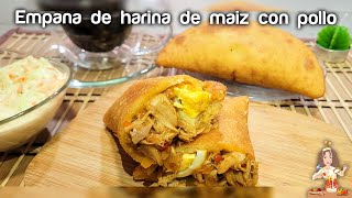 📌Así se prepara una masa perfecta para🥟🥟 EMPANADAS DE HARINA DE MAÍZ 🌽CON POLLO🍗 [upl. by Basir]