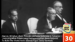 Pidato Presiden Sukarno di depan Sidang Majelis Umum PBB tahun 1960 [upl. by Malissa]