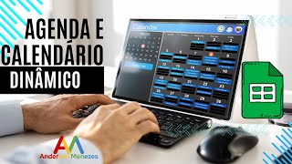 01 Como criar uma agenda e um calendário dinâmico simples no Planilhas Google 📊 [upl. by Godbeare]