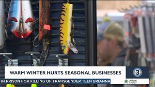 Unusually warm Wisconsin winter hurts local business bottom line [upl. by Clymer]