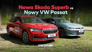 Nowa Skoda Superb vs Nowy VW Passat [upl. by Suilenroc739]