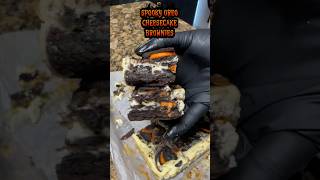 EASY HALLOWEEN DESSERT TO MAKE AT HOME easydessert fyp halloween dessert cheesecakebrownies [upl. by Shulamith353]