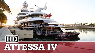 ATTESSA IV  A Billionaires Superyacht [upl. by Nonahs59]