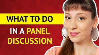 What Does a Panelist Do in a Panel Discussion [upl. by Zetroc305]