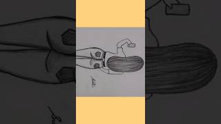 How to Draw a Beautiful Girl Taking a Selfie pencil sketch for beginner 👍😊 by Subhi jaiswal [upl. by Seiter642]