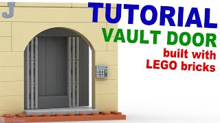 LEGO Tutorial On How To Make A Vault Door [upl. by Esenwahs]