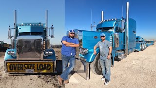 A day in the life with HaterMade custom peterbilt Heavy Haul truck and Jacob Bonham of Tristate HH [upl. by Lawlor310]