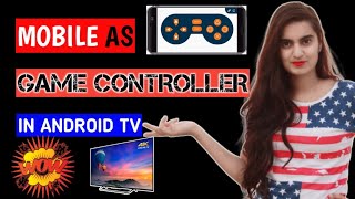 How to use MOBILE as GAMEPAD for REALME TV  Bluetooth game controller using MOBILEPHONE🔥 [upl. by Caesar]