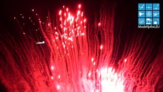 STEALTH HANGAR NIGHT FLY FLIGHTSHOW with FIREWORK NACHTFLUGSHOW SEGELFLUGMESSE SCHWABMÜNCHEN [upl. by Christoforo]