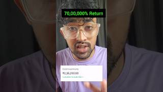 7000000 ka return stock market me How ✅️ shorts trendingshorts viralnews [upl. by Nathanoj]