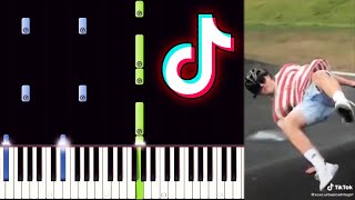 Capone  Oh No Tik Tok MEME Compilation  Piano tutorial [upl. by Oicnerolf]