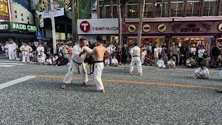 Karate Strengthening and Resiliency Demonstration on Kokusai Street [upl. by Nasas]