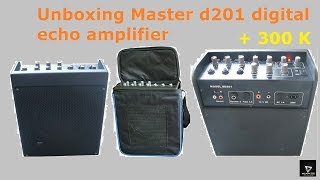 Unboxing Master D201 Digital Echo Amplifier [upl. by Yaresed]