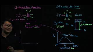 Fluorescence Spectroscopy Emission Spectrum vs Excitation Spectrum [upl. by Ardnoet]