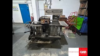 Cheap die cutter machine for sale Heidelberg GT Platen size 33 x 45 cm Gab Supplies Ltd 1969 [upl. by Laucsap]