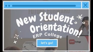 New Student Orientation at ERP College Canada Campus [upl. by Dedric]