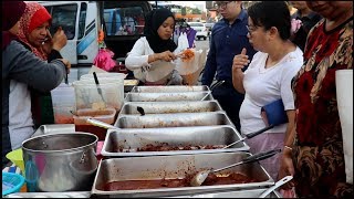 Malaysian Street Food Nasi Lemak [upl. by Nomzzaj]