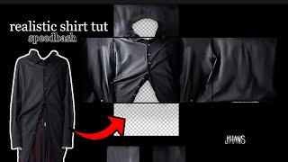 roblox realistic shirt photobash tutorial [upl. by Norene]