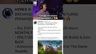 Fortnite OG RETURNING‼️🤯 fortnite fortniteclips fortniteog ogfortnite [upl. by Eddi]