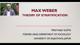 Max Weber Theory of Stratification [upl. by Valry691]