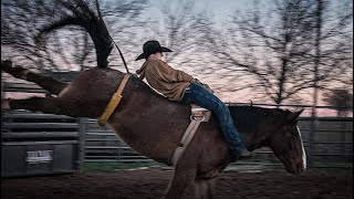 STETSON WRIGHT GOT ON A BAREBACK HORSE  Rodeo Time 324 [upl. by Cookie141]