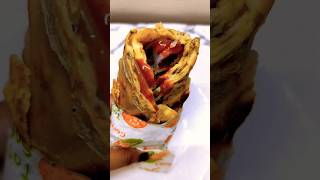 Egg roti roll recipe  5min recipe  shorts [upl. by Eiffe644]