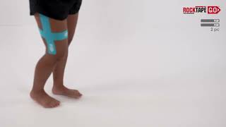 RockTape Go  IT Band Taping Instructions [upl. by Adok606]