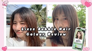 Liese Bubble Hair Colour Review  Mint ash [upl. by Eiliab]