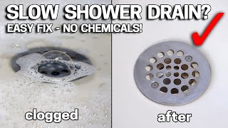 DONT LIVE with SLOW DRAINS  Make Your Shower Drain like New In 2 Minutes [upl. by Jenelle609]