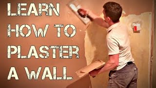 How To Plaster A Wall  Plastering For Beginners [upl. by Eudo258]