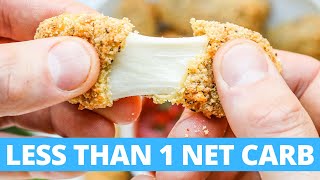 Keto Mozzarella Sticks  The BEST Easy Low Carb Mozzarella Stick Recipe Youll Make [upl. by Ikuy]