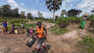 Life of an African village girl Scraping our saucepan till Snow White [upl. by Pendleton346]