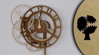 Rotara  Holzuhr Wooden Clock [upl. by Margi993]