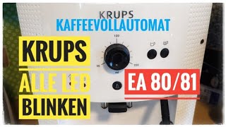 KRUPS Kaffeevollautomat  Alle LED blinken [upl. by Hannan]