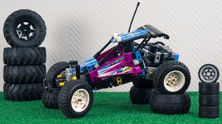 Buggy OffRoad LEGO Technic 42124  Which LEGO wheels are best [upl. by Eatnoled]